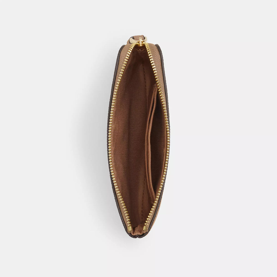 corner zip wristlet