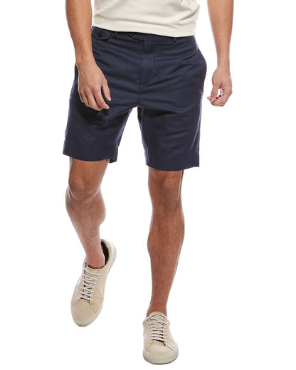 linen-blend short