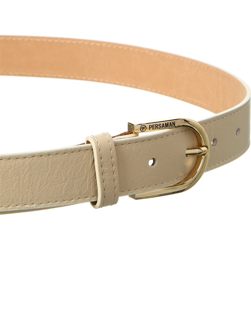 anna leather belt