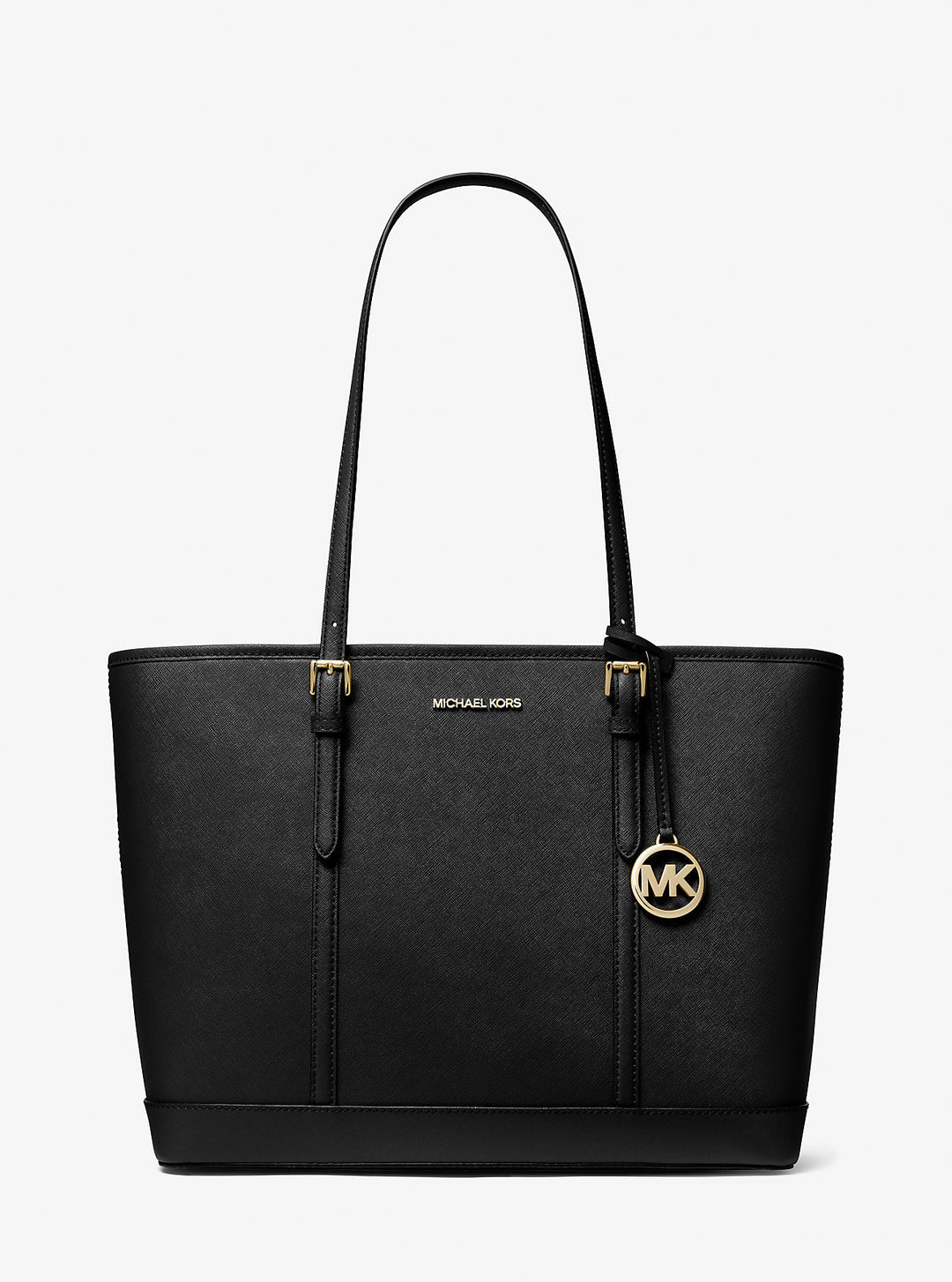 jet set travel large saffiano leather tote bag