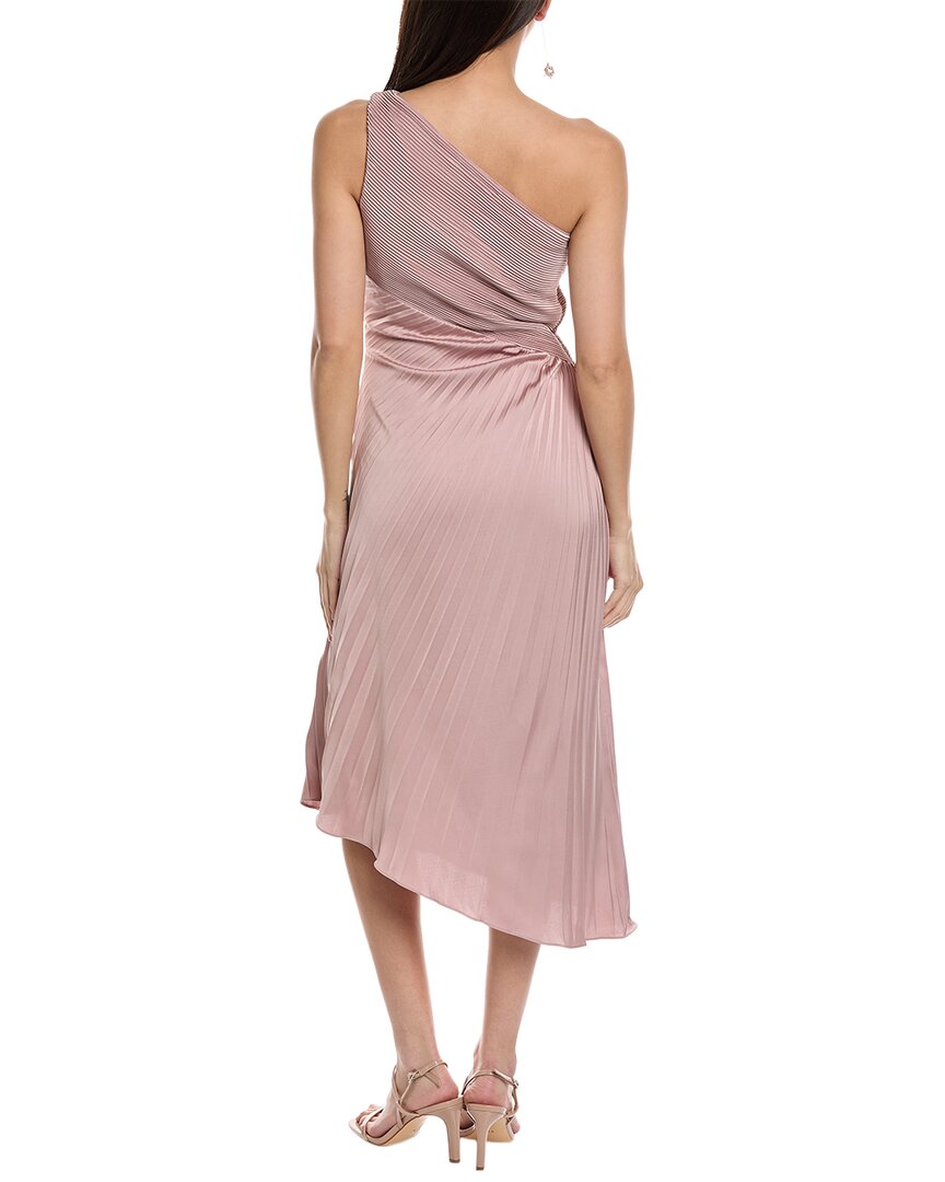 one-shoulder cocktail dress