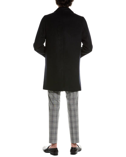 wool-blend coat