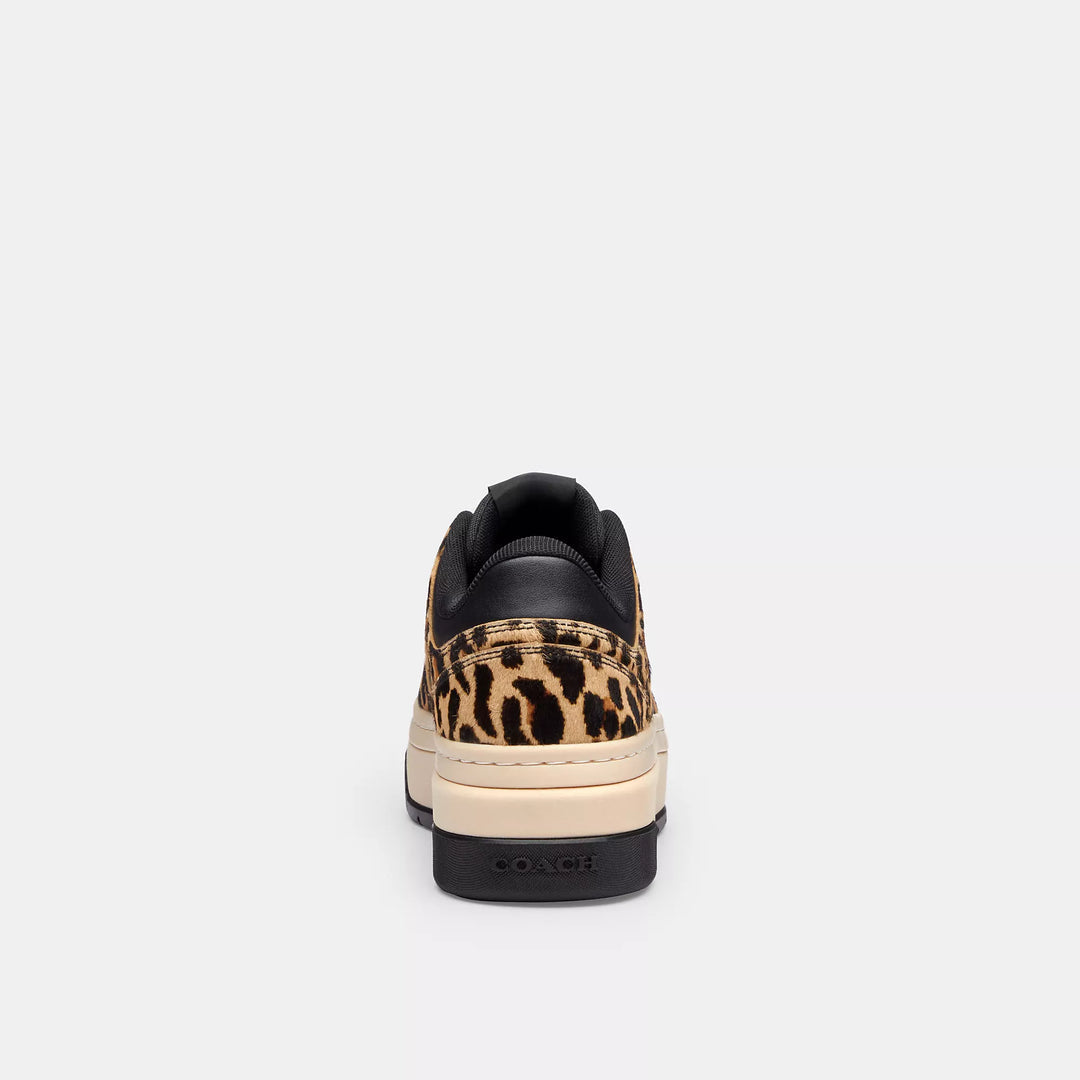 platform sneaker with leopard print
