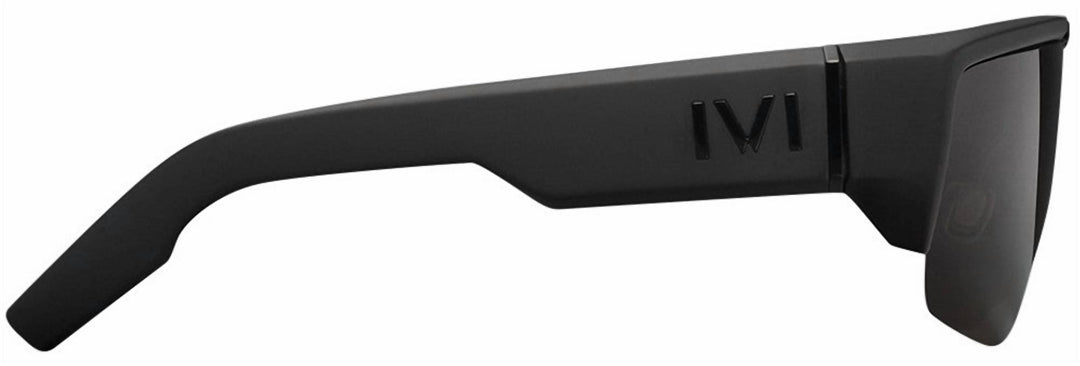 men's living sunglasses in matte black / grey lens
