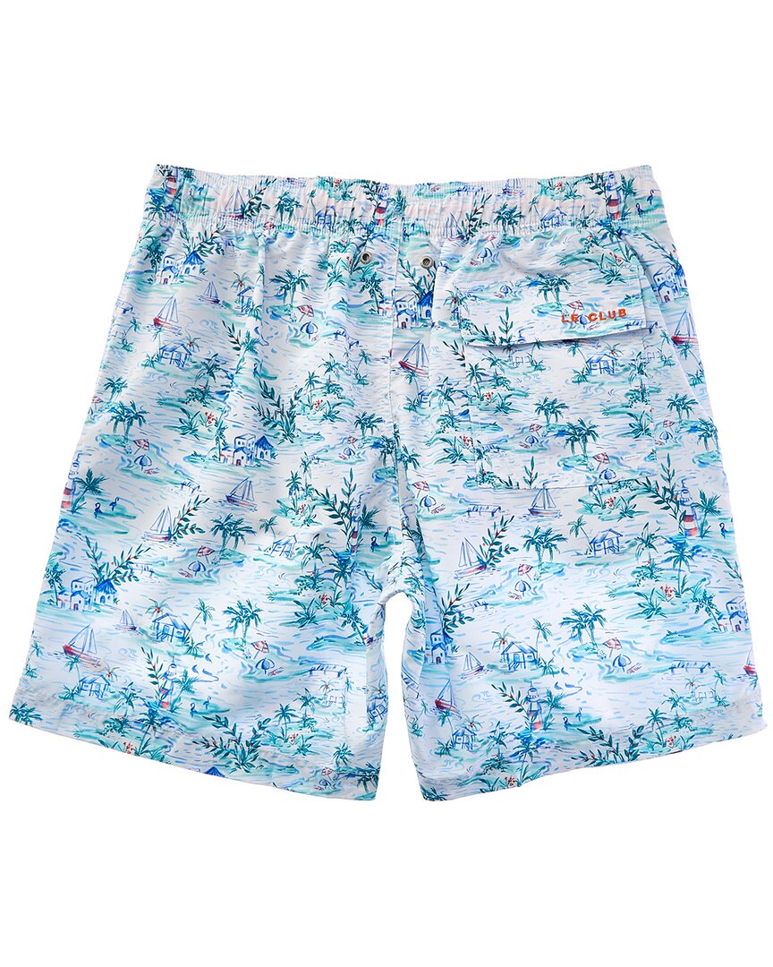 printed swim trunk