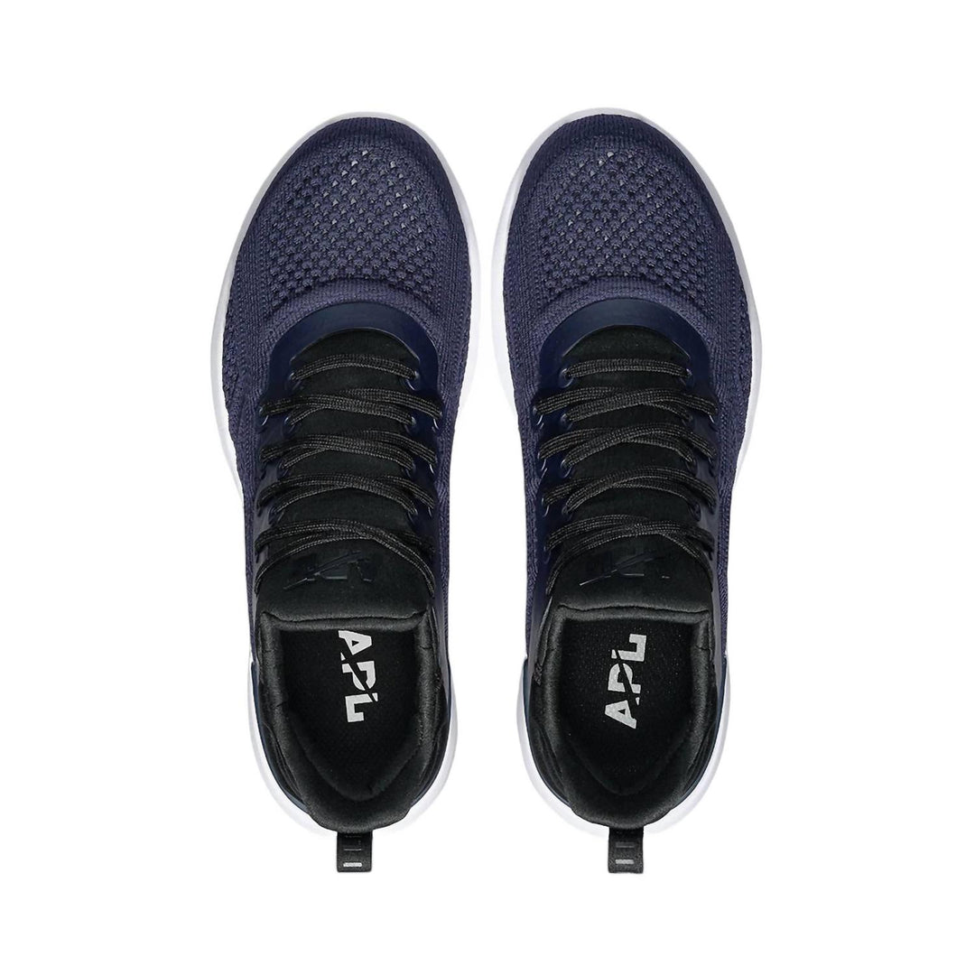 men's techloom tracer training shoes in black/navy/white
