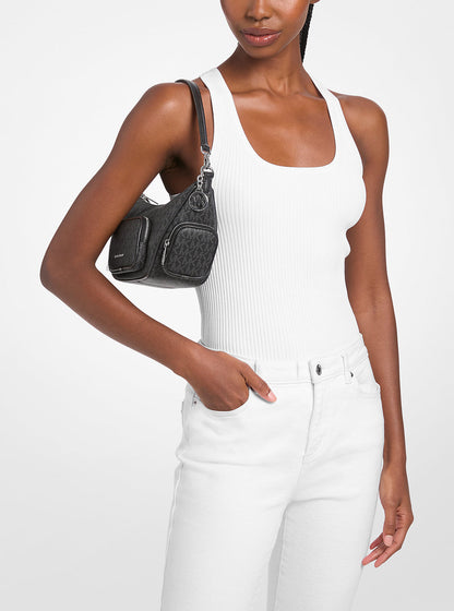 merritt small signature logo convertible crossbody bag