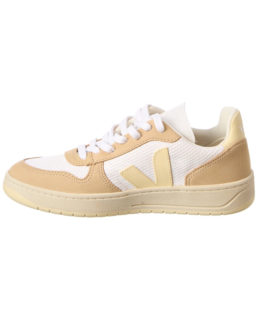 v-10 leather & mesh sneaker
