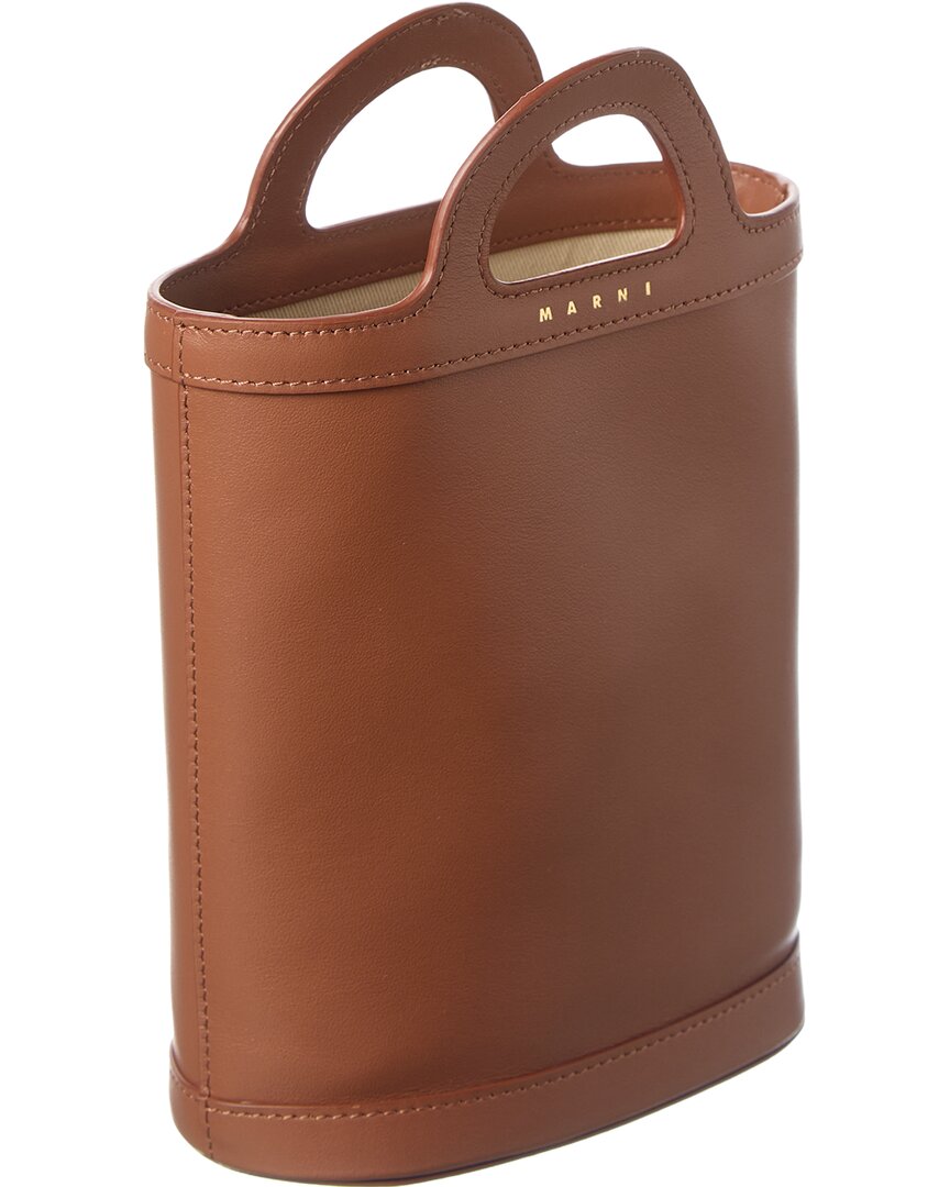 tropicalia leather bucket bag