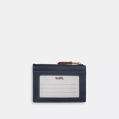 mini skinny id case in signature denim