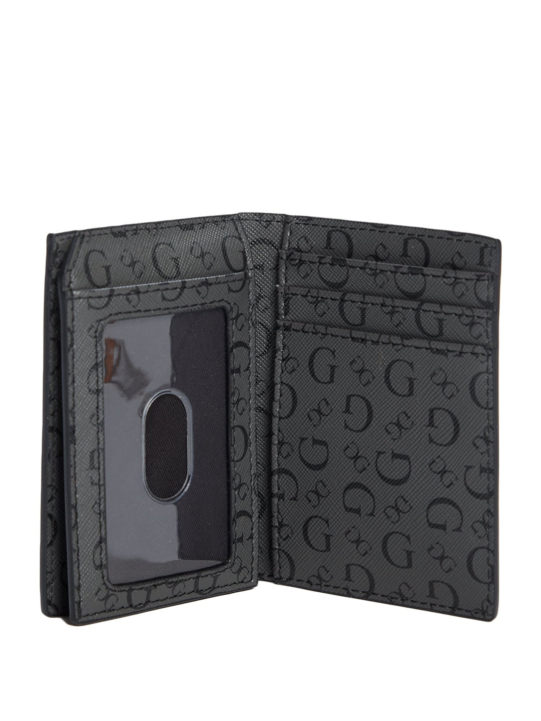 guess logo l-fold wallet