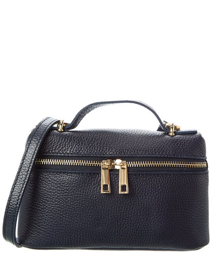 livia leather crossbody