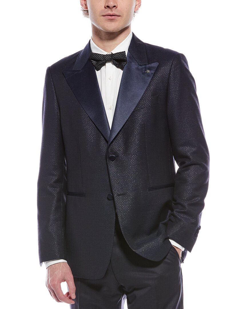 wool-blend modern fit jacket