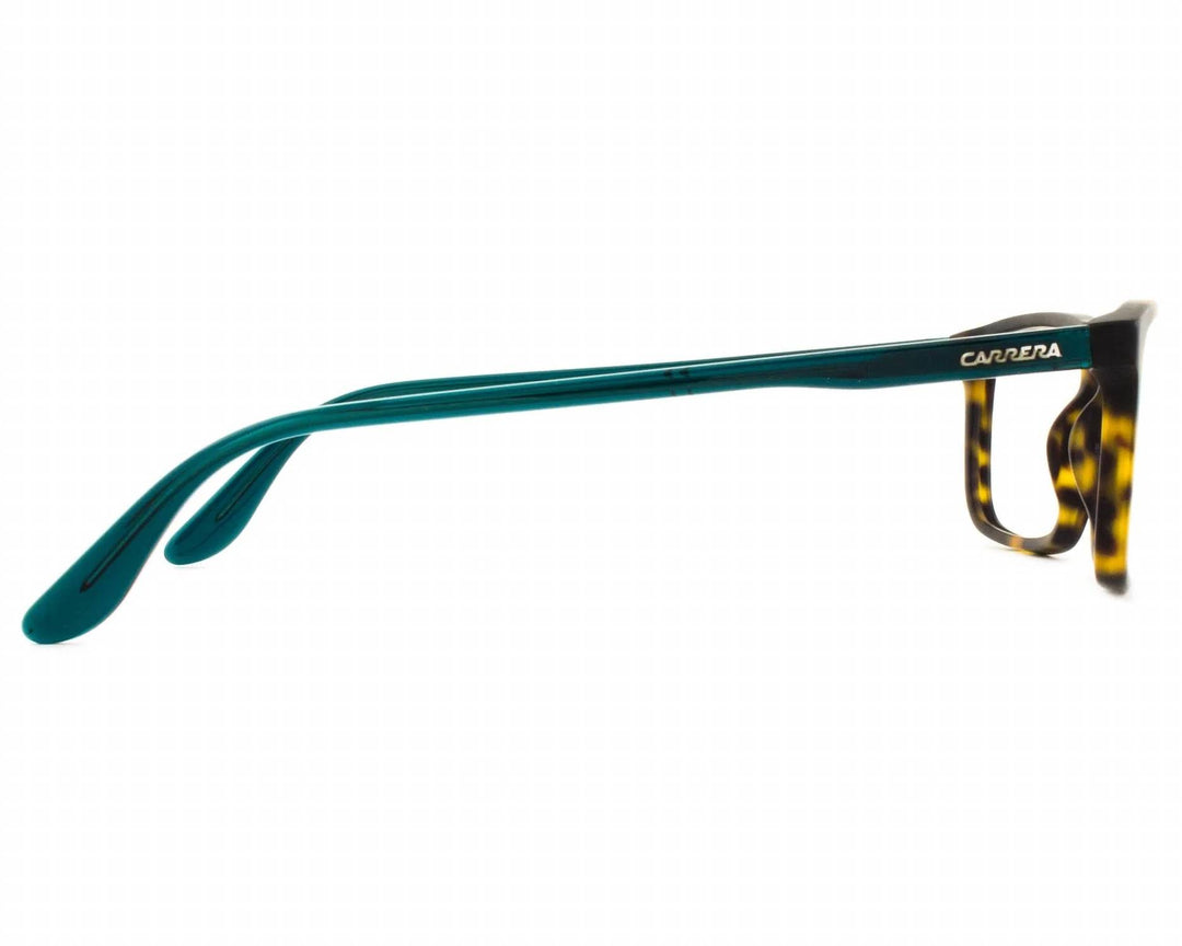 unisex ca 6643 ky6 eyeglasses in tortoise/ aqua green