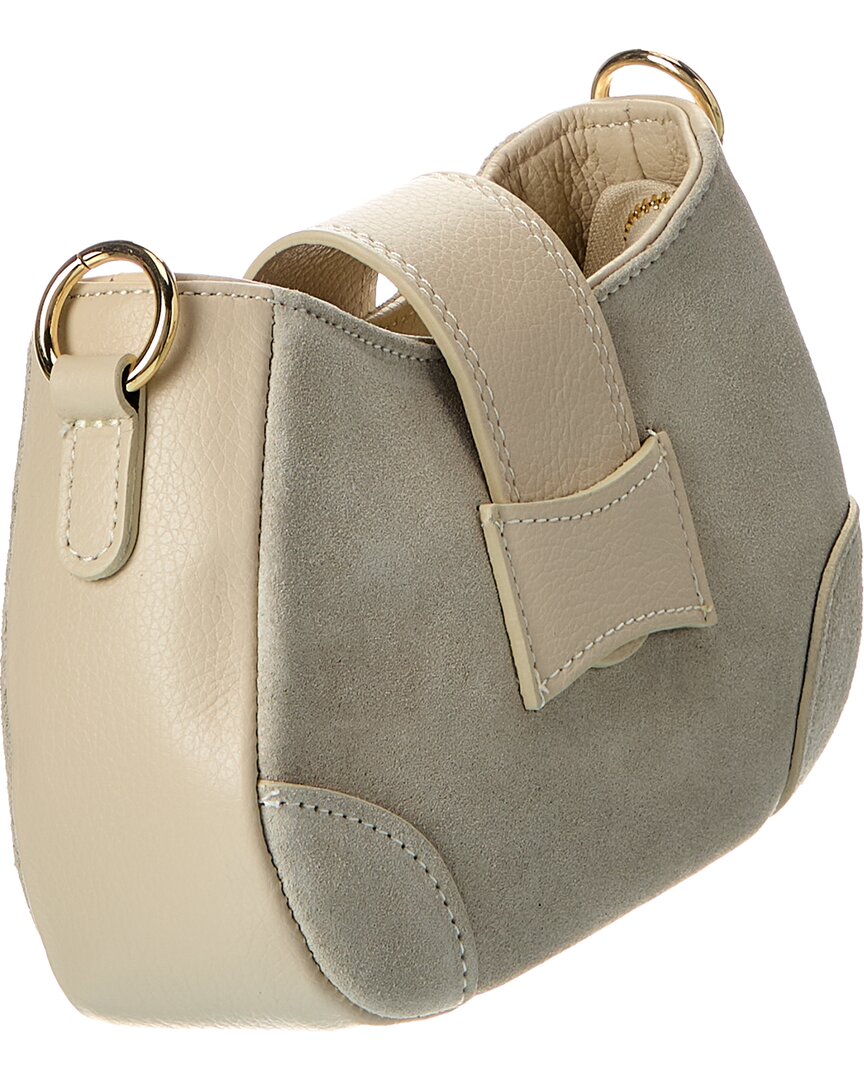 aida27 leather shoulder bag