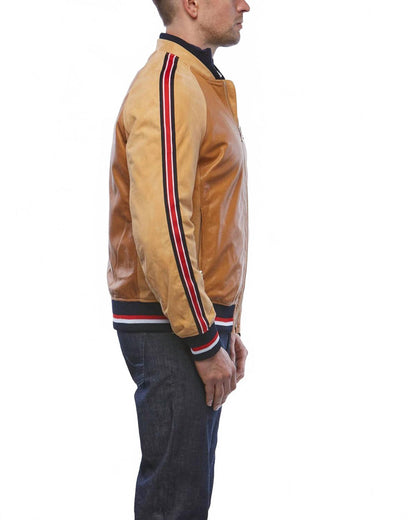 hampi bomber jacket in mustard