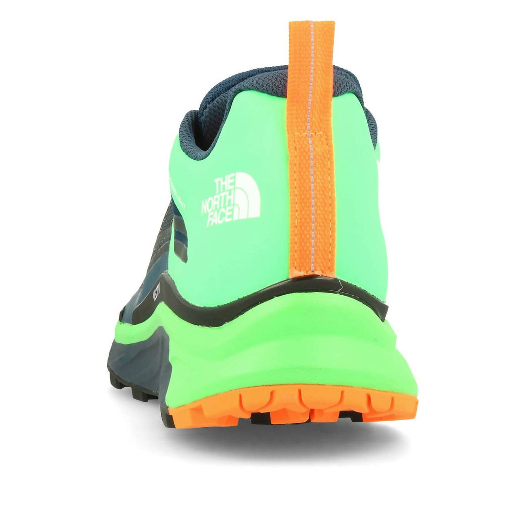 men's vectiv infinite futurelight trail running shoes in montgomery blue/chlorphyll green