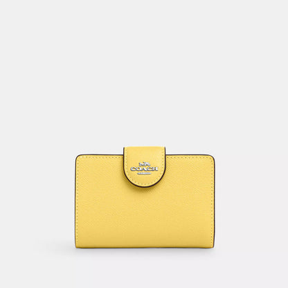 medium corner zip wallet