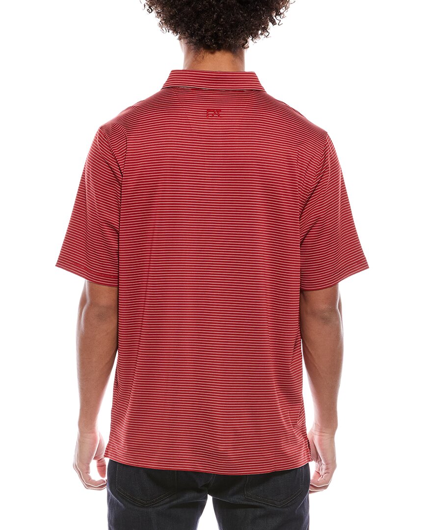 forge pencil stripe stretch polo shirt