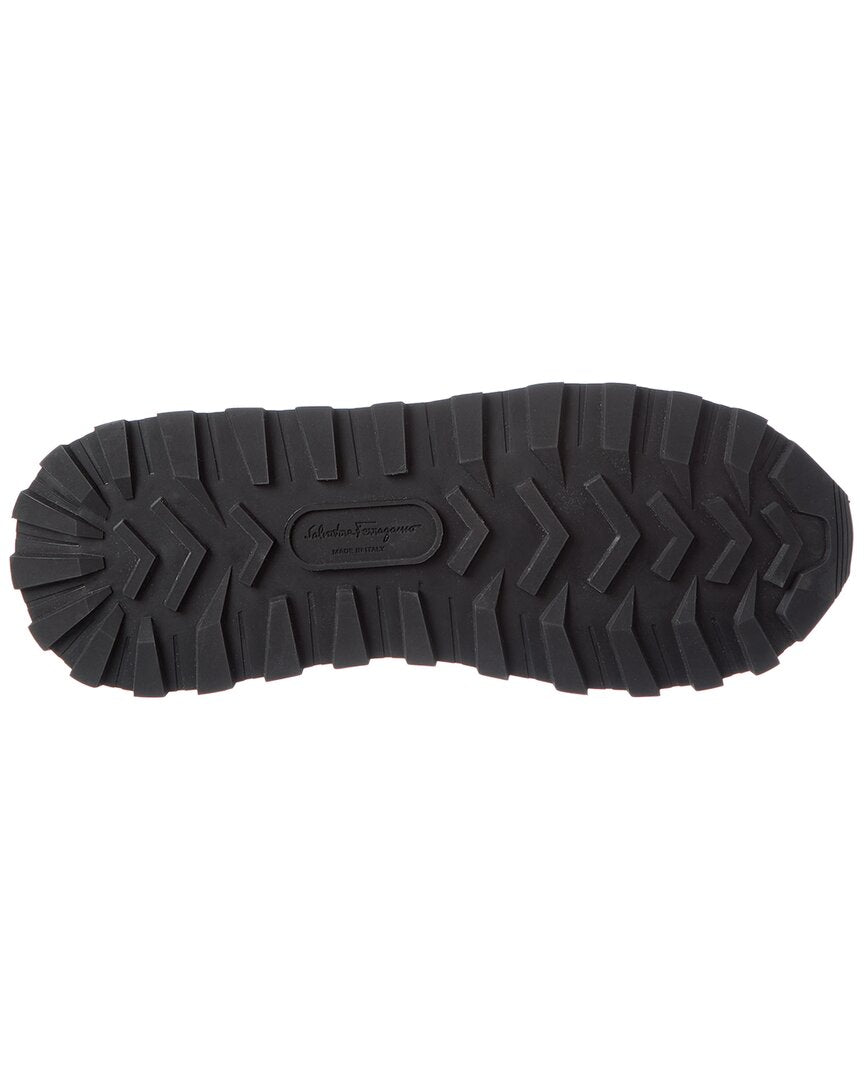 ferragamo indy leather sneaker
