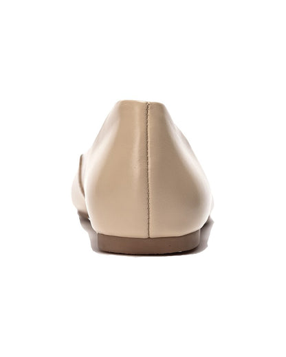 nova leather ballerina flat