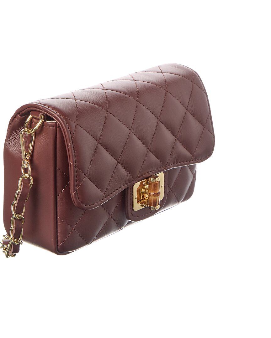 cinzia quilted leather crossbody