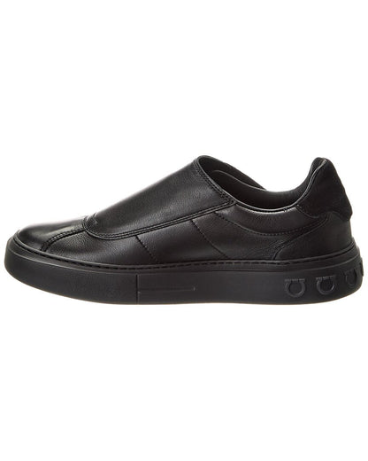 ferragamo lima vit saddle sport costa leather sneaker