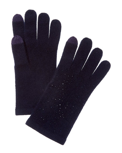 sofiacashmere scattered heat set cashmere glove