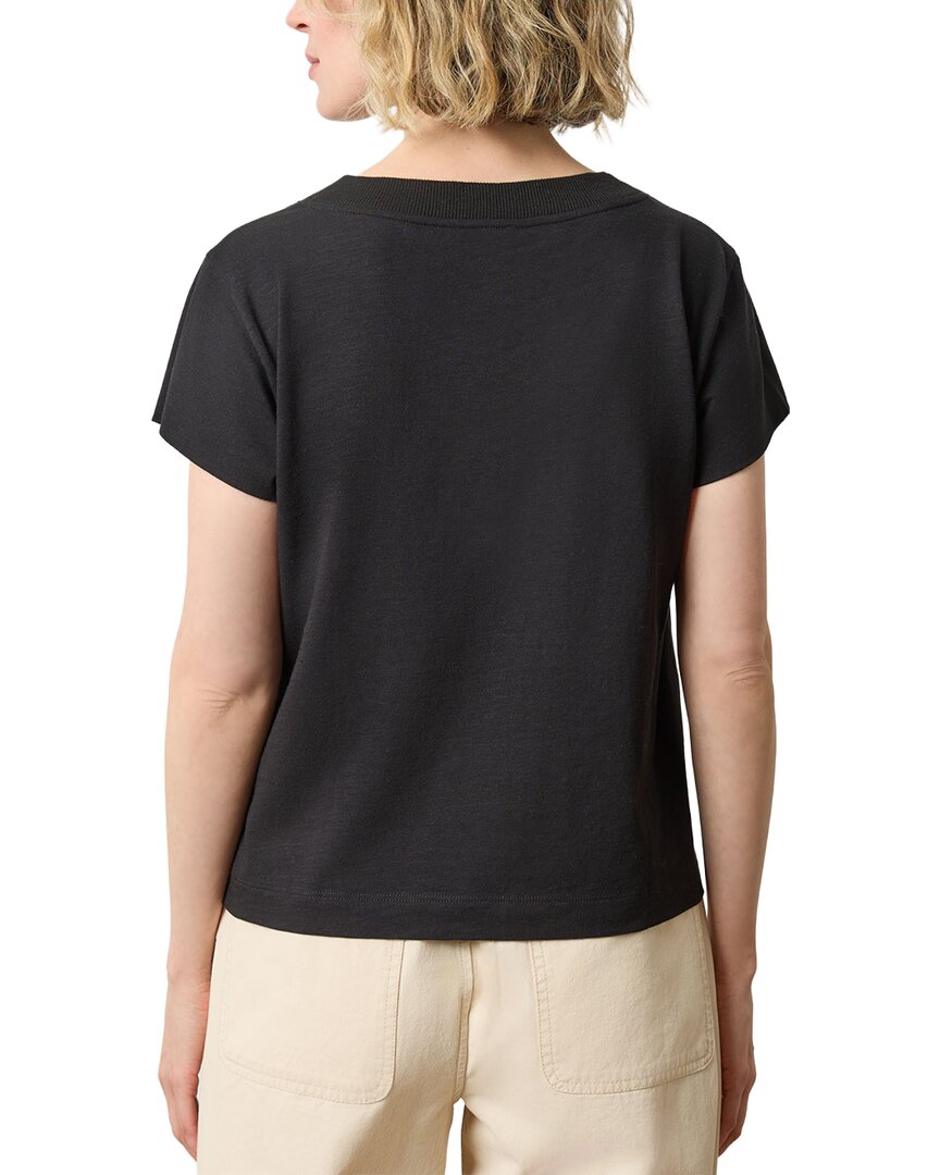 relaxed short sleeve v-neck t-shirt