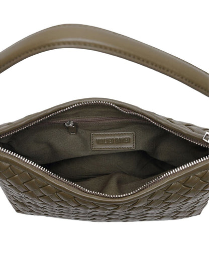 hazel leather shoulder bag