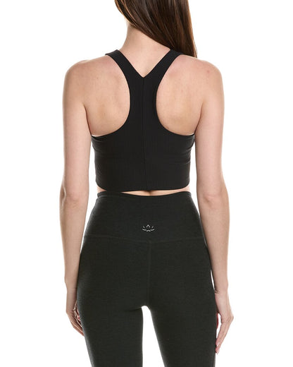 refocus ribbed cropped tank