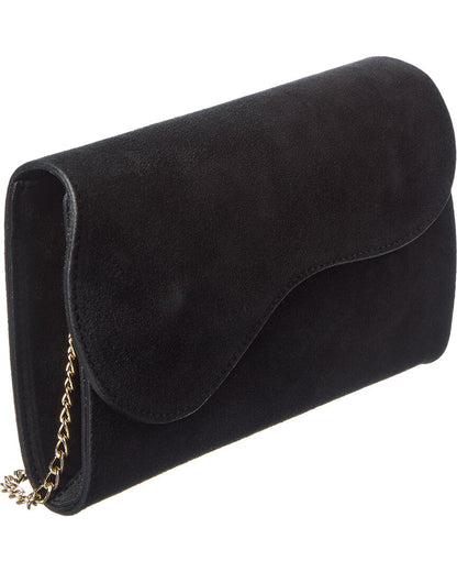 dora suede clutch