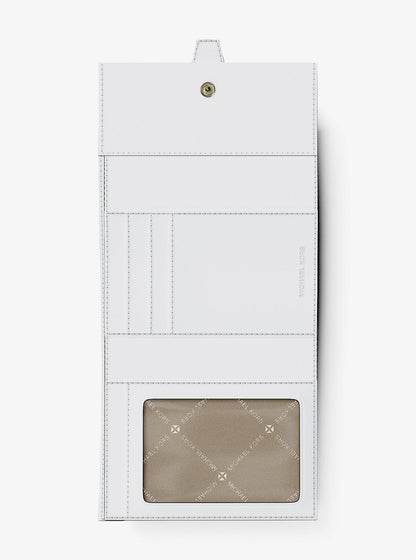 greenwich medium signature logo trifold wallet