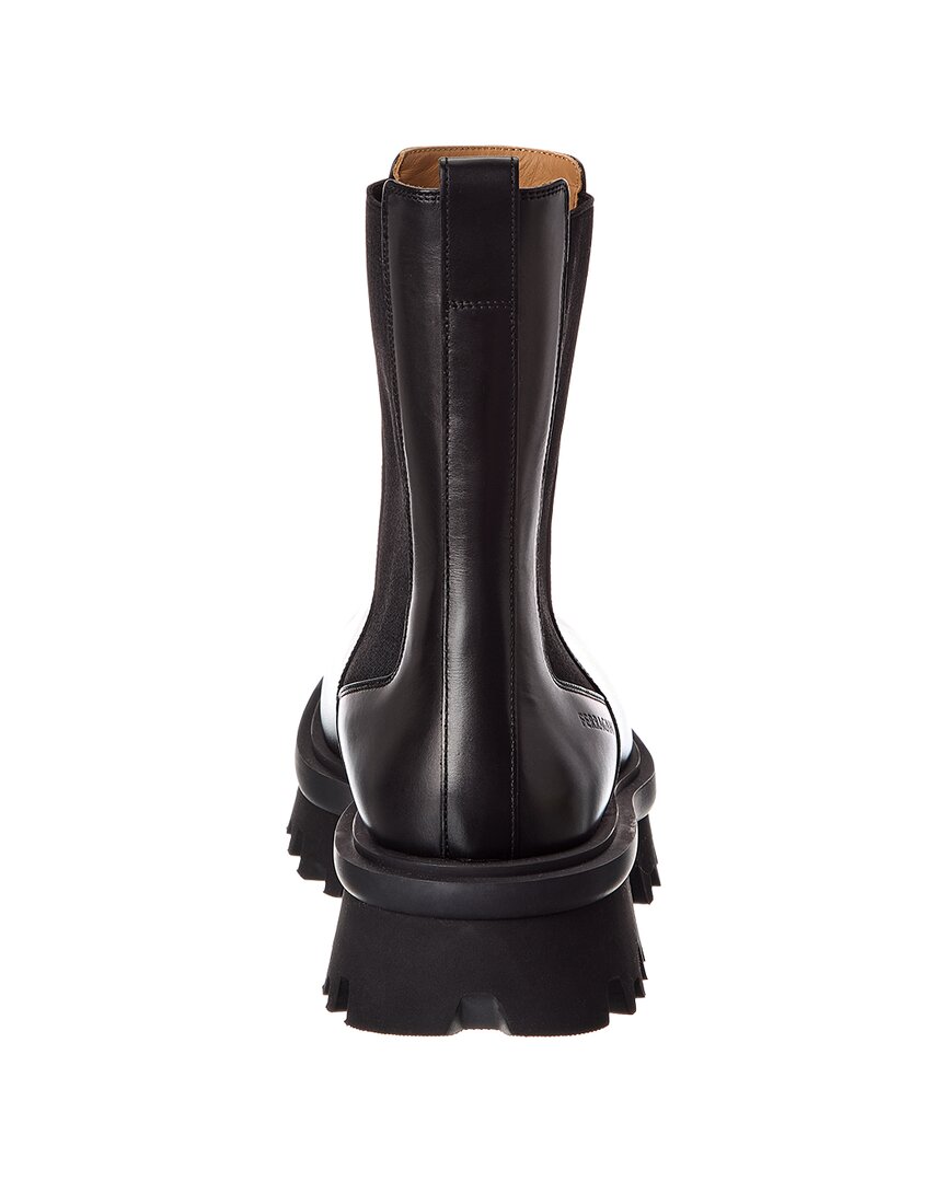 ferragamo flash leather boot