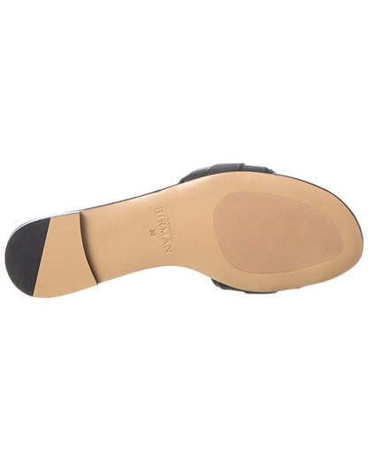 padded clarita leather slide