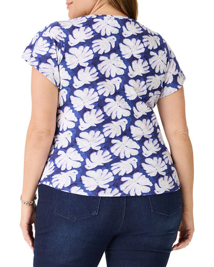 plus shadow palm flutter t-shirt