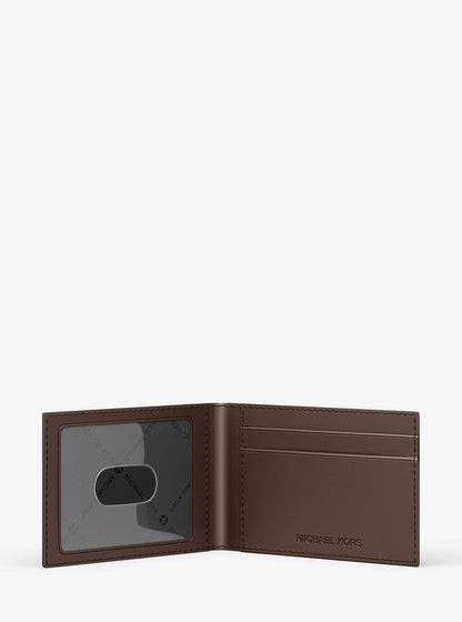 cooper logo billfold wallet with passcase