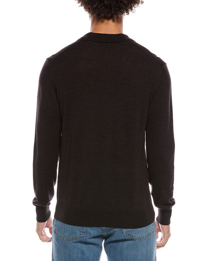 merino wool polo sweater