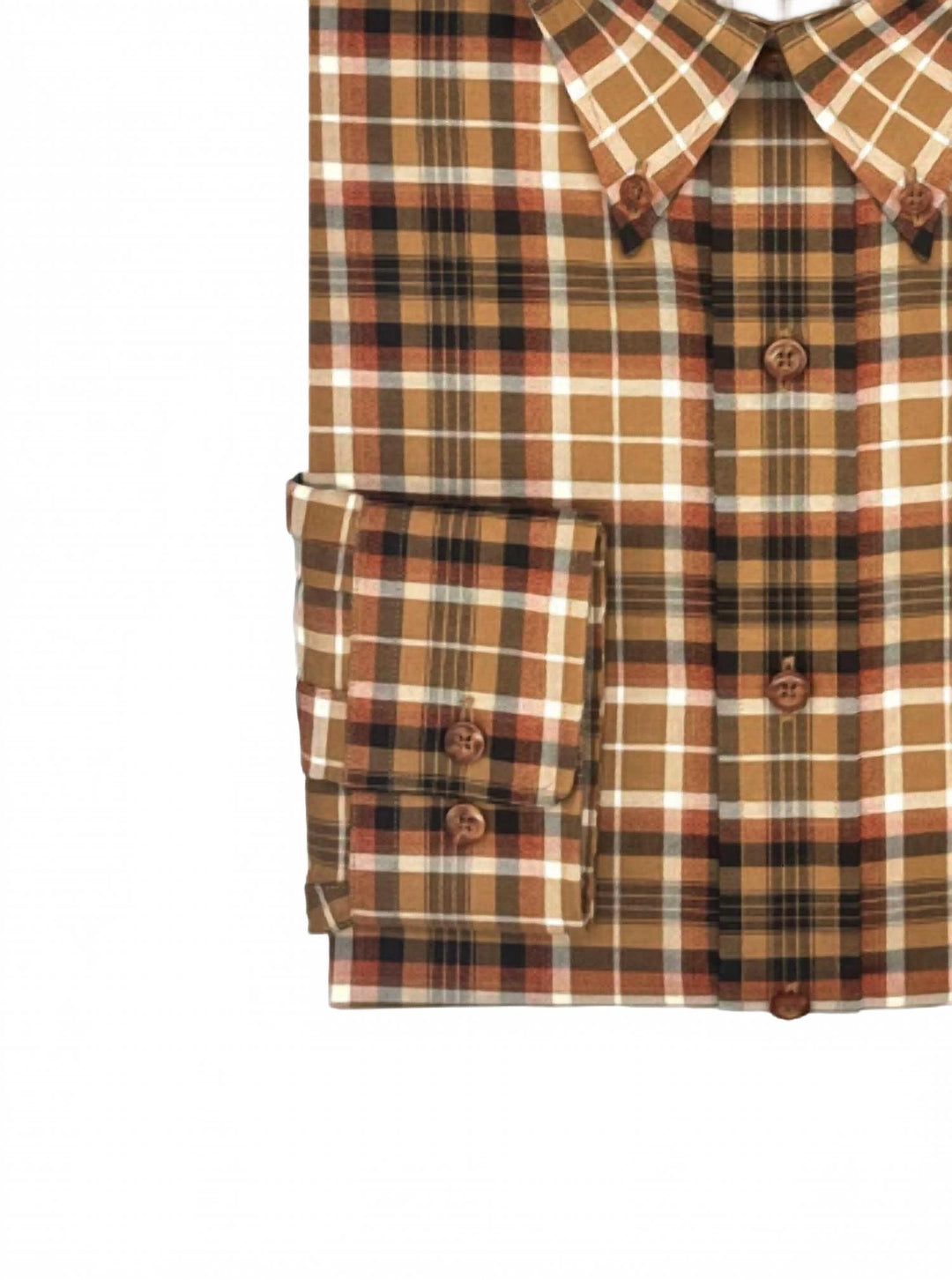 men's marsh non-iron cotton sport shirt in brown