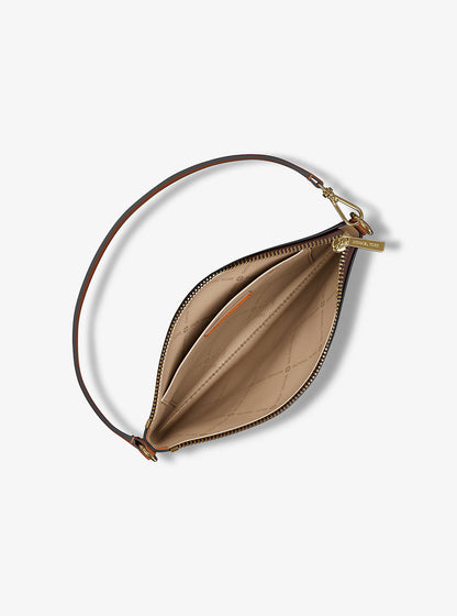 jet set small signature logo convertible wristlet