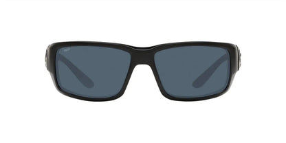 men's fantail sunglasses in blackout/grey polarized-580p, 59 mm