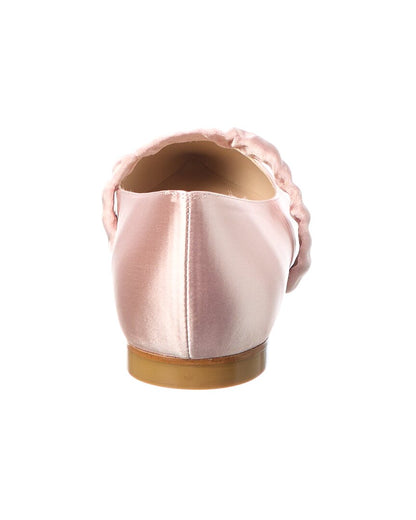 maxine satin ballet flat