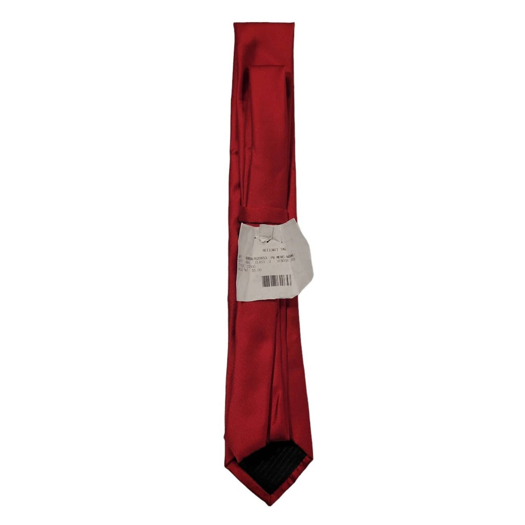 men's designer tie in red