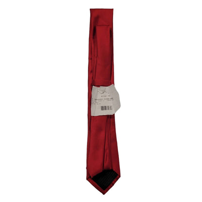 men's designer tie in red