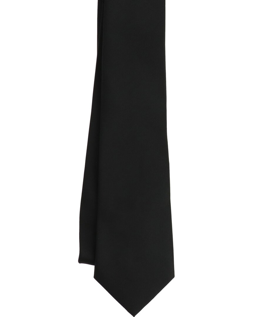solid black tie