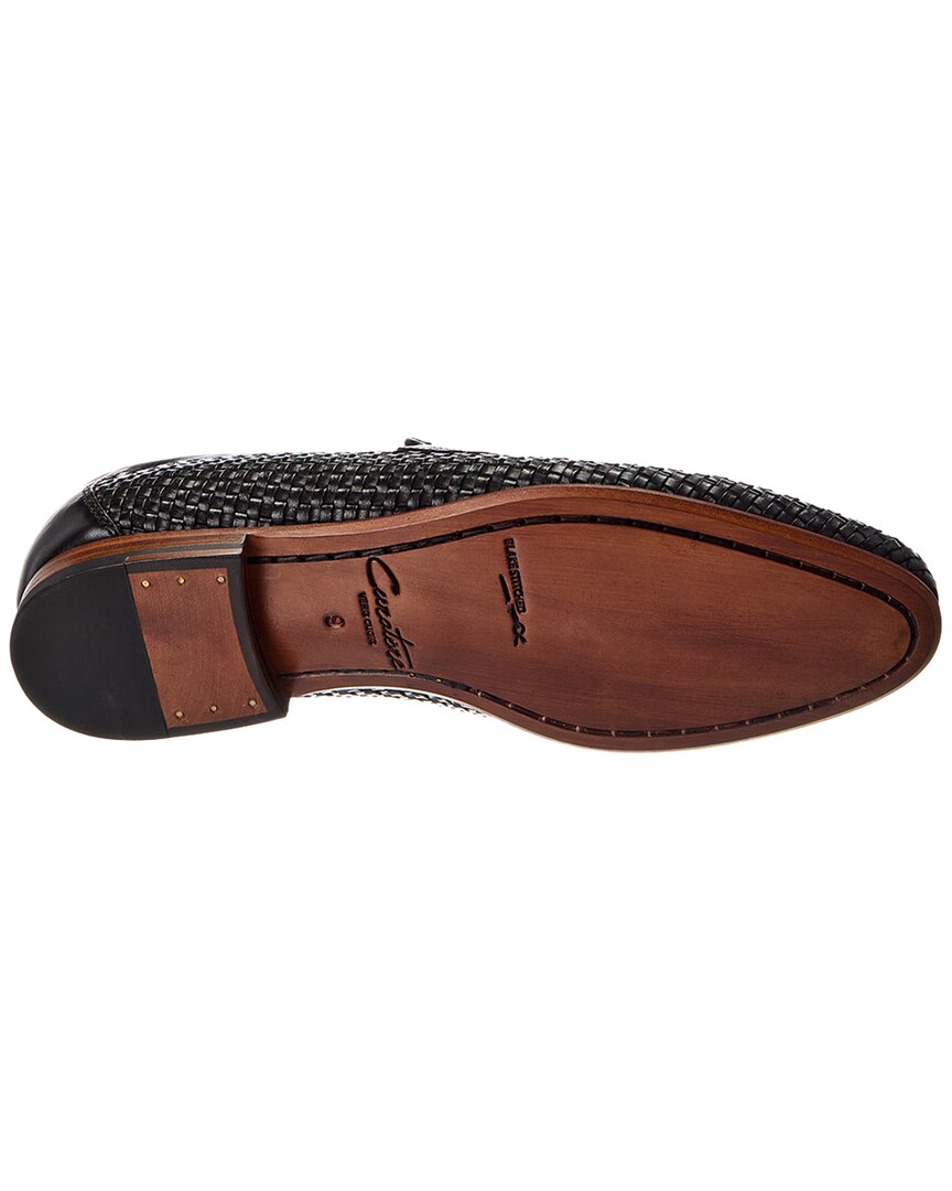 leather penny loafer