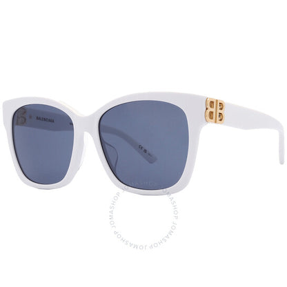 Balenciaga, Blue Square Ladies Sunglasses
