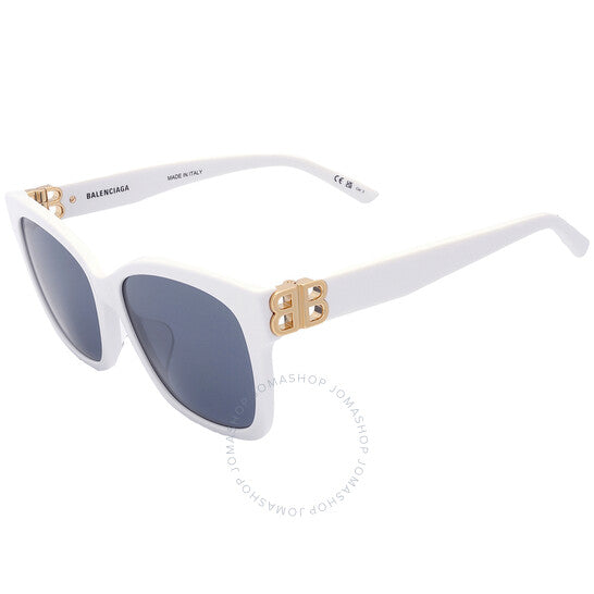 Balenciaga, Blue Square Ladies Sunglasses