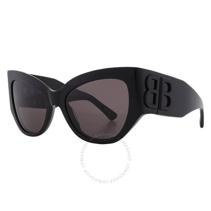 Balenciaga, Grey Butterfly Ladies Sunglasses