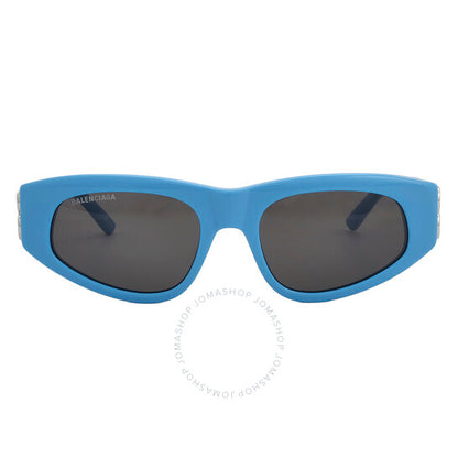 نظارات شمسية نسائية من بالنسياغا، بتصميم عين القطة الرمادية